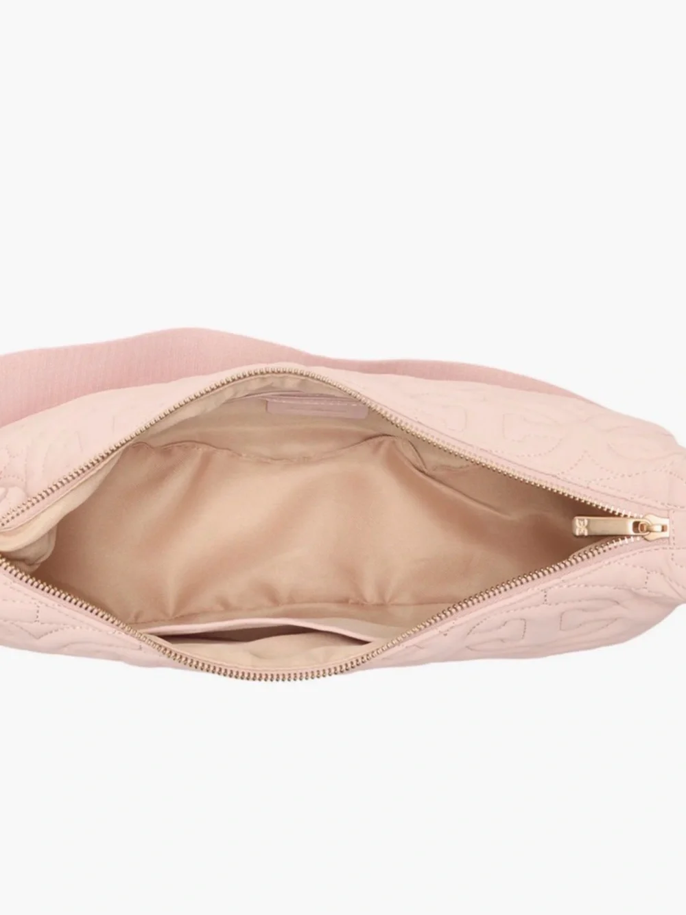 Sam Edelman Ethyl Quilted Crescent Crossbody Bag  Shoulder Bag in Blush